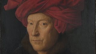 Jan van Eyck Portrait of a Man in a Red Turban SelfPortrait 1433 [upl. by Anaxor87]