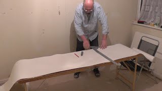 DIY Hanging Lining Paper On Ceilings amp Walls Pt 3 [upl. by Airotnes]