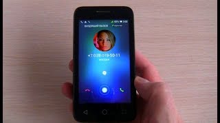 Alcatel PIXI Incoming call Brakephone [upl. by Alien]