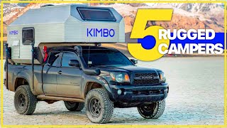 Top 5 TRUCK BED Campers [upl. by Anahsak]