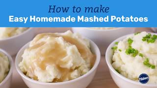 How to Make Easy Homemade Mashed Potatoes  Pillsbury Basics [upl. by Ydolem959]