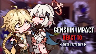 ❤️✨ Fatui Harbingers React to TheoriesAether Pt1  Gacha Club  Genshin Impact [upl. by Nannerb83]