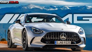 2024 Mercedes Benz AMG GT Coupe  Hightech Silver  Design Showcase [upl. by Mesics101]