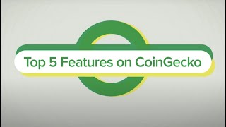 Top 5 Features on CoinGecko [upl. by Rebel]