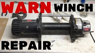 WARN WINCH REPAIR  Rebuilding Warn 95XP Winch [upl. by Herm]