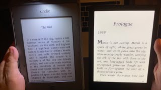 Kindle Paperwhite 11th Gen unboxing loooong comparison with Kindle Touch [upl. by Ashli]