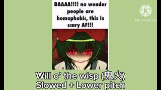 Will o’ the wisp 鬼火Onibi  Slowed  lower pitch [upl. by Dorina]