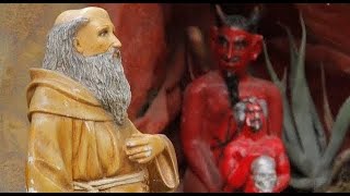 ¿Un diablito en el Nacimiento¿Por qué hay un demonio y un ermitaño en los nacimientos navideños [upl. by Yorker]