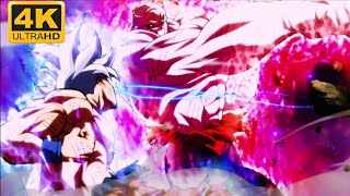 GOKU MASTERED ULTRA INSTINCT VS FULL POWER JIREN4K ULTRA HD [upl. by Katya]