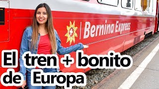 Paseo en Tren  Alpes Suizos y el Bernina Express  Latinos en Europa [upl. by Anauqat]