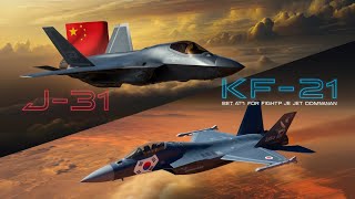 J31 vs KF21 The Battle for Asia amp Middle East Fighter Jet Dominance youtubetrending [upl. by Orfurd933]