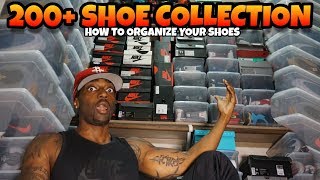 HOW TO ORGANIZE YOUR SNEAKER SHOE COLLECTION FOR CHEAP [upl. by Siocnarf257]