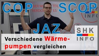 Effizienz einer Wärmepumpe  COP SCOP amp JAZ [upl. by Fagan108]