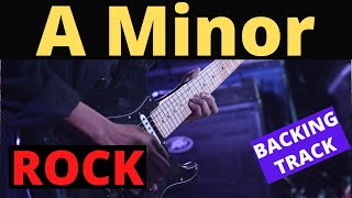 A Minor  Aeolian Mode Rock Backing Track [upl. by Miriam698]