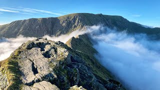 Helvellyn Cloud Inversion Hike Via Striding Edge [upl. by Ranger]