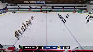 Hockey Bourget Invitational  Upper Canada Cyclones VS Ulysse Académie  20241220 [upl. by Linnie]