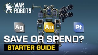 War Robots BEGINNERS GUIDE 2 🔰  How to get Silver Gold and Platinum Ag Au amp Pt [upl. by Iralam]