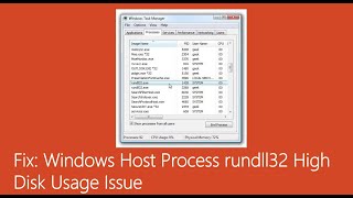 SOLVED Windows host process rundll32 high disk  CPU usage Windows 10 [upl. by Melborn]