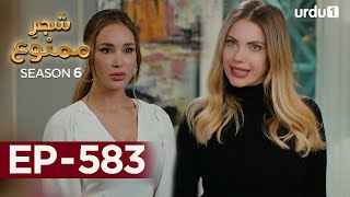 ShajareMamnu  Episode 583  Turkish Drama Forbidden Fruit  Urdu Dubbing  29 August 2023 [upl. by Gerta]