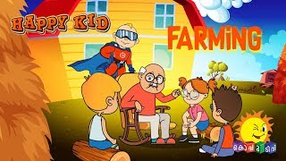 Happy Kid  Farming  Episode 19  Kochu TV  Malayalam [upl. by Moitoso]