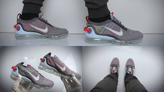 Nike Air Vapormax flyknit 2020 Smoke Grey review  Unboxing amp On Feet [upl. by Neik841]