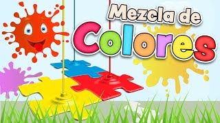 Mezcla de COLORES en Español para niños [upl. by Alieka545]