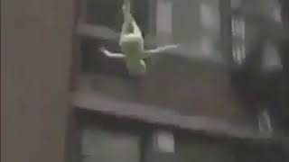 Kermit the frog falling off a building ORIGINAL [upl. by Litman]