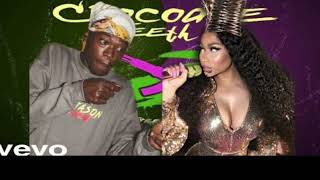 Nicki Minaj amp Skillibeng Crocodile Teeth Reggae Version [upl. by Aisat]