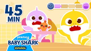 ¡Aquí Estás Tiburón Bebé Niñero y Más  Cuentos Infantiles  Baby Shark en español [upl. by Solita]