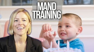 How To Train Manding Verbal Behavior│Setting Up Situations [upl. by Cynth]