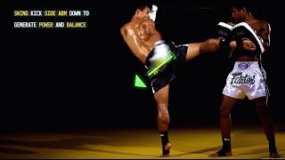 Muay Thai Roundhouse Kick instructional [upl. by Araem547]