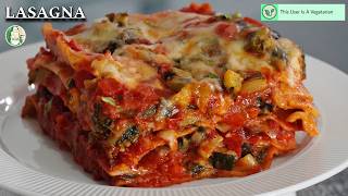 Veg Lasagna recipe  Lasagna sauce recipe  Vegetarian dinner  Sattvik Kitchen [upl. by Busby55]