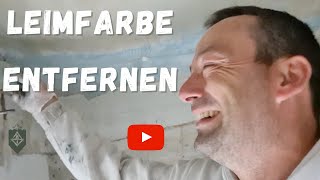 Die beste und einfachste Methode Leimfarbe zu entfernen  Kurzvideo [upl. by Lienahs]