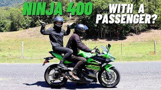 How is the Ninja 400 with Pillion riders [upl. by Painter]