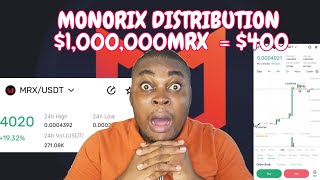 Monorix Airdrop Distribution Update  What you need to know about Monorix  Monorix Withdraw  game [upl. by Brunn]