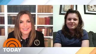 Mariska Hargitay of ‘SVU’ Surprises Girl Who Fought Off Attacker [upl. by Nibroc]