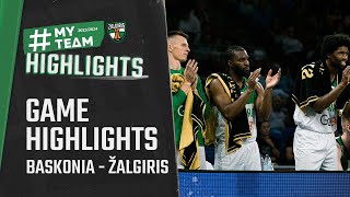 Baskonia  Žalgiris  Game Highlights  20231019 [upl. by Tullus]