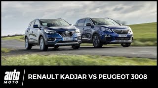 Nouveau Renault Kadjar vs Peugeot 3008 match  et le gagnant est [upl. by Lisette]