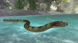 Anaconda Snake Simulator 3D  Ultimate Jungle Simulator By Gluten free games [upl. by Amati253]