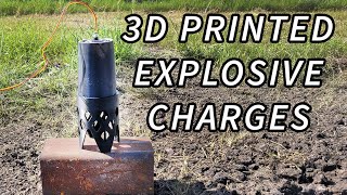 Revolutionary 3D Printed Explosive Shaped Charges  Feat DampS Creations [upl. by Rehctelf]