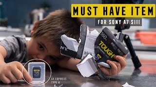 Sony CF Express Type A  Why its a must have item for the A7 SIII  DATA DUMP story [upl. by Haman153]