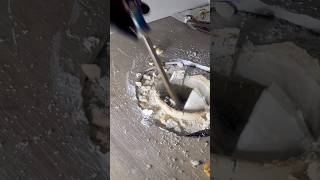 Flange Man plumbing repair rubberbandman flange drain [upl. by Orravan450]