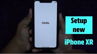 Setup New iPhone XR How To [upl. by Down466]