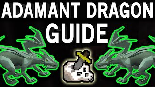 OSRS Adamant Dragon Slayer Guide  Melee Quick Guide 2018 [upl. by Ubana714]