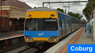 Trains Trams and Buses at Coburg  Melbourne Transport [upl. by Negris297]