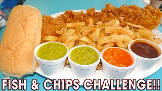 DELICIOUS FISH N CHIPS CHALLENGE WIN 400 [upl. by Einnig933]