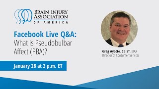 Pseudobulbar Affect PBA QampA W Greg Ayotte [upl. by Acemat]