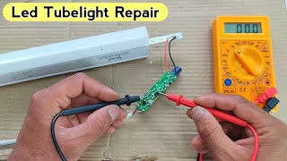 Led tube light repair  How to repair led tube light  Techno mitra [upl. by Tremml]