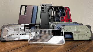 UAG Case Lineup Review for Samsung Galaxy S21 S21 Plus and S21 Ultra [upl. by Nordek]