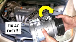 How to Replace AC Compressor  Honda Accord [upl. by Levram642]